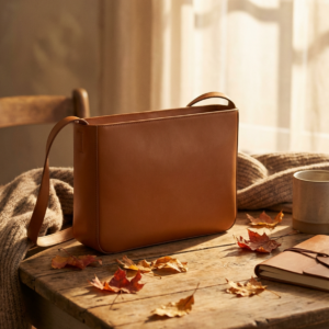 NO LOGO Caramel Brown Crossbody